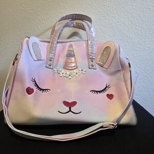 Under One Sky Pink Unicorn Travel Bag